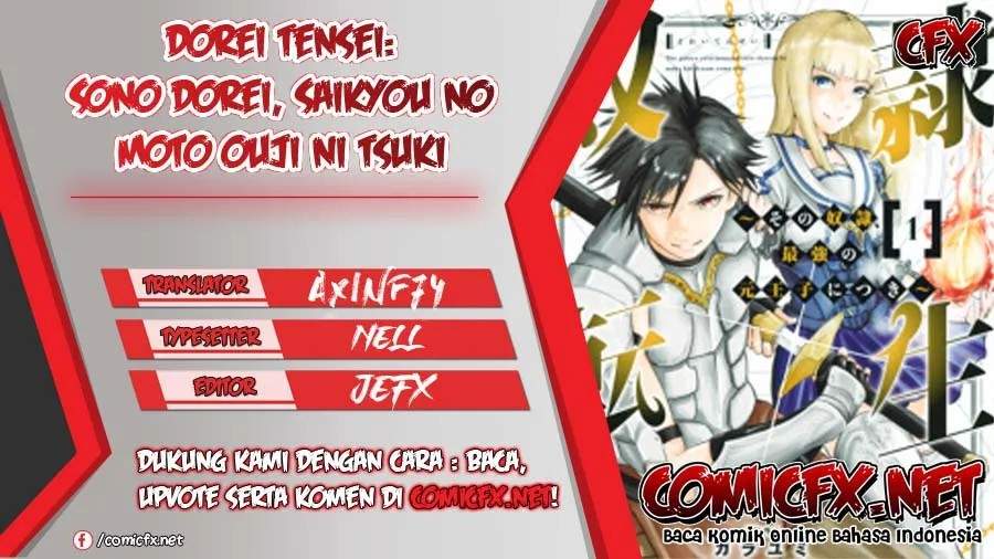 Baca Komik Dorei Tensei: Sono Dorei, Saikyou no Moto Ouji ni Tsuki Chapter 10. Gambar 1