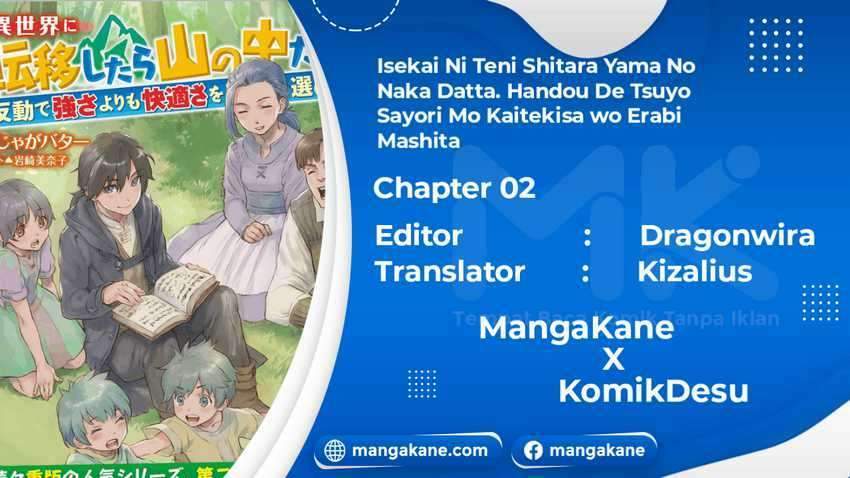 Baca Komik Isekai Ni Teni Shitara Yama No Naka Datta. Handou De Tsuyo Sayor Chapter 2 Gambar 1