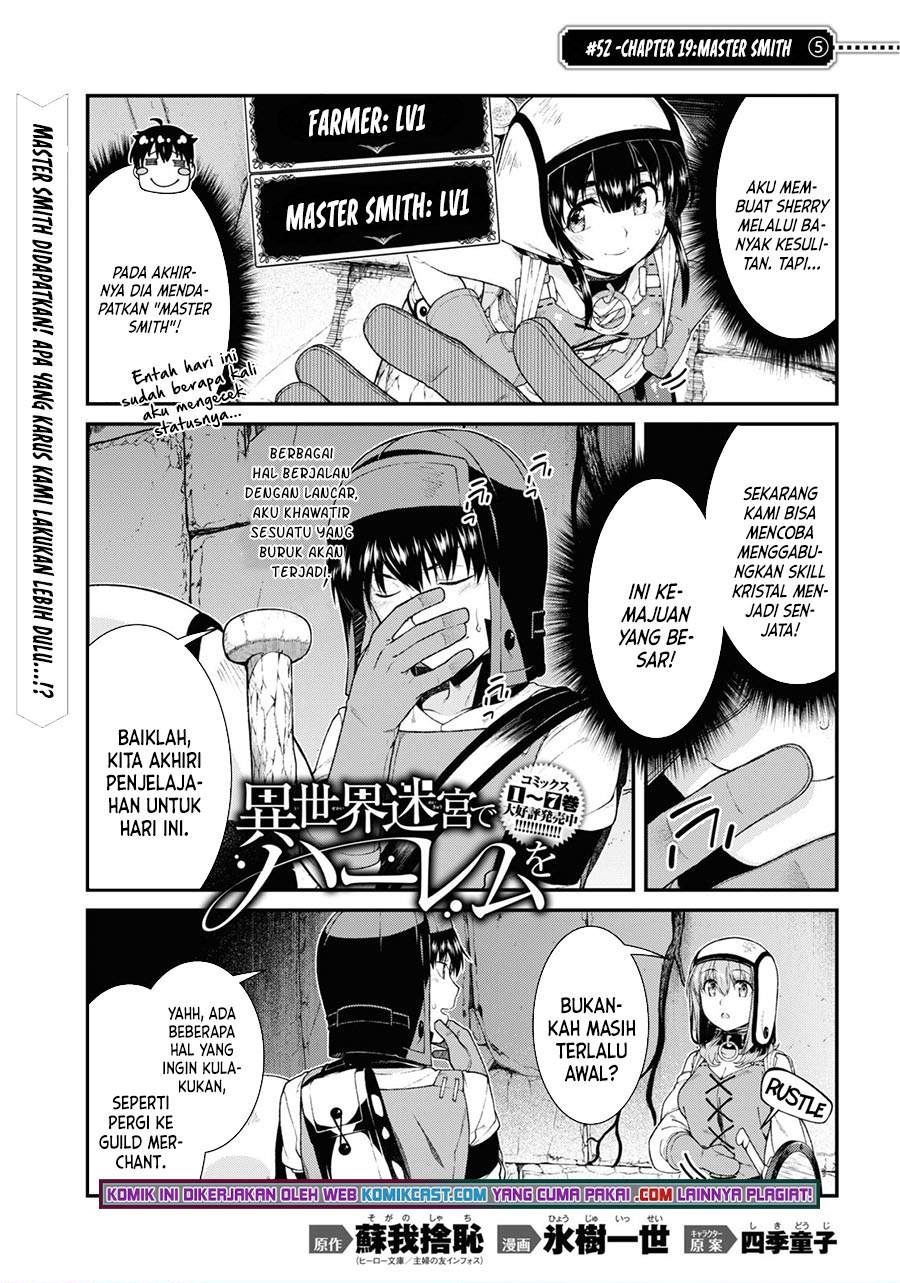 Baca Komik Isekai Meikyuu de Harem wo Chapter 52 Gambar 1