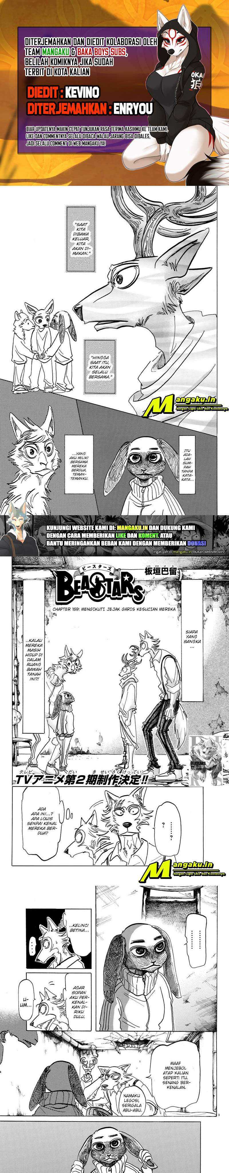 Baca Komik Beastars Chapter 159 Gambar 1