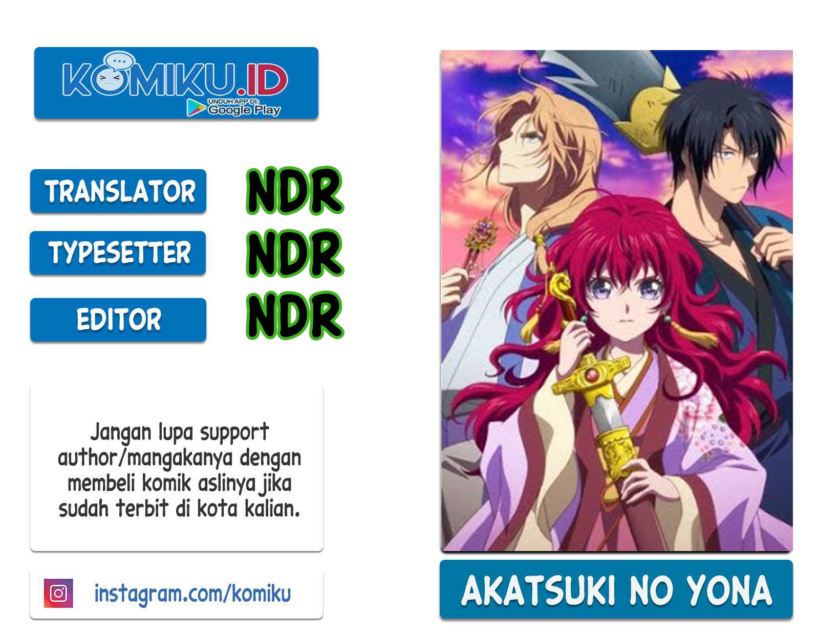 Baca Komik Akatsuki no Yona Chapter 188 Gambar 1