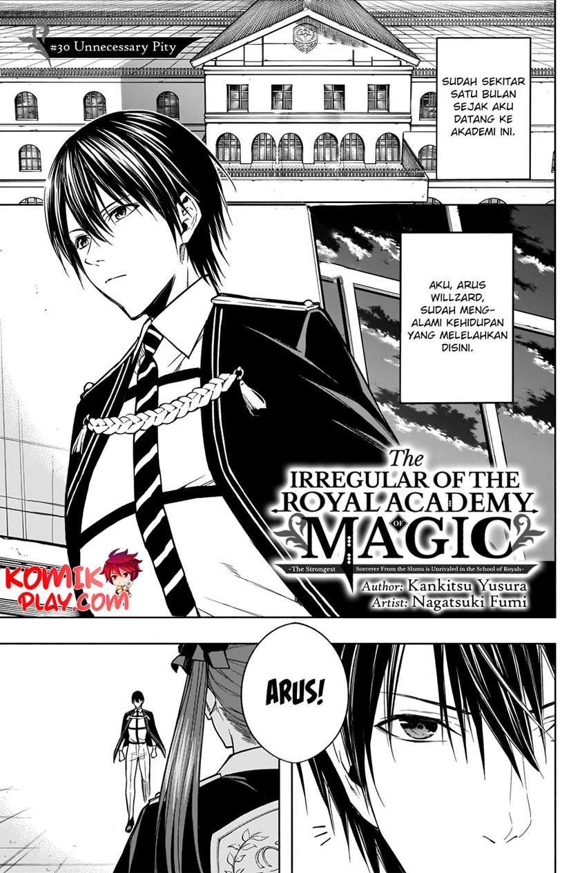 Baca Manga Ouritsu Mahou Gakuen no Saikasei: Slum Agari no Saikyou Mahoushi, Kizoku darake no Gakuen de Musou suru Chapter 30 Gambar 2