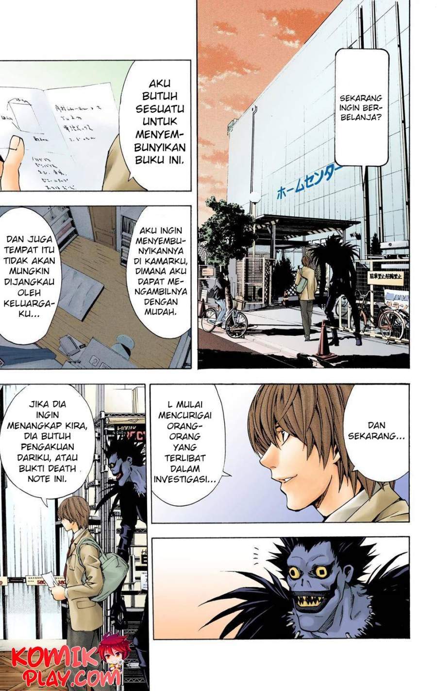 Death Note (Berwarna) Chapter 4 Gambar 7