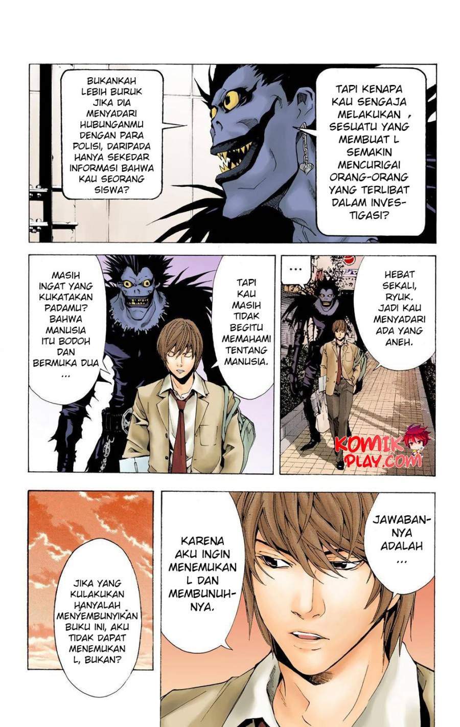 Death Note (Berwarna) Chapter 4 Gambar 9