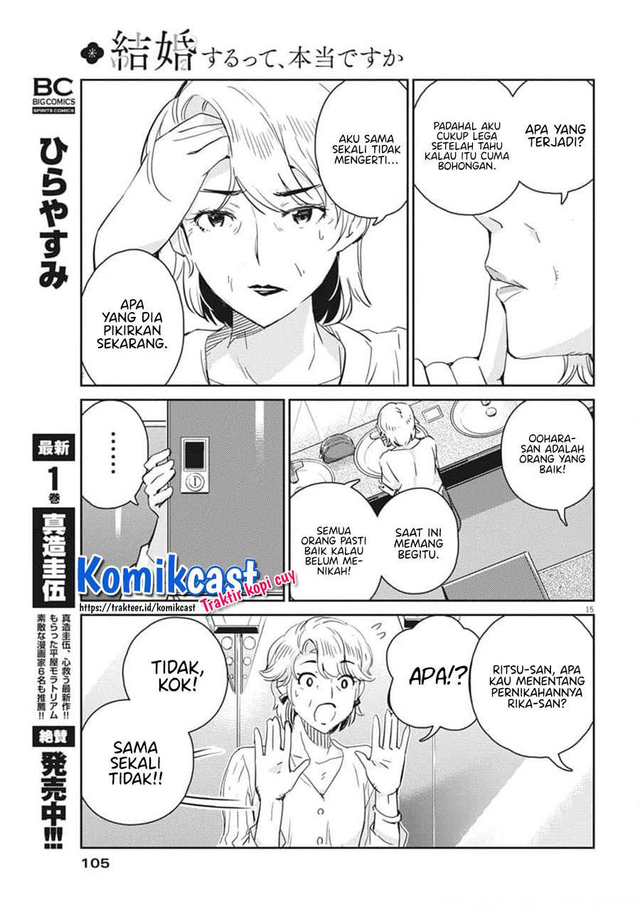 Kekkon Surutte, Hontou Desu Ka? Chapter 54 Gambar 17