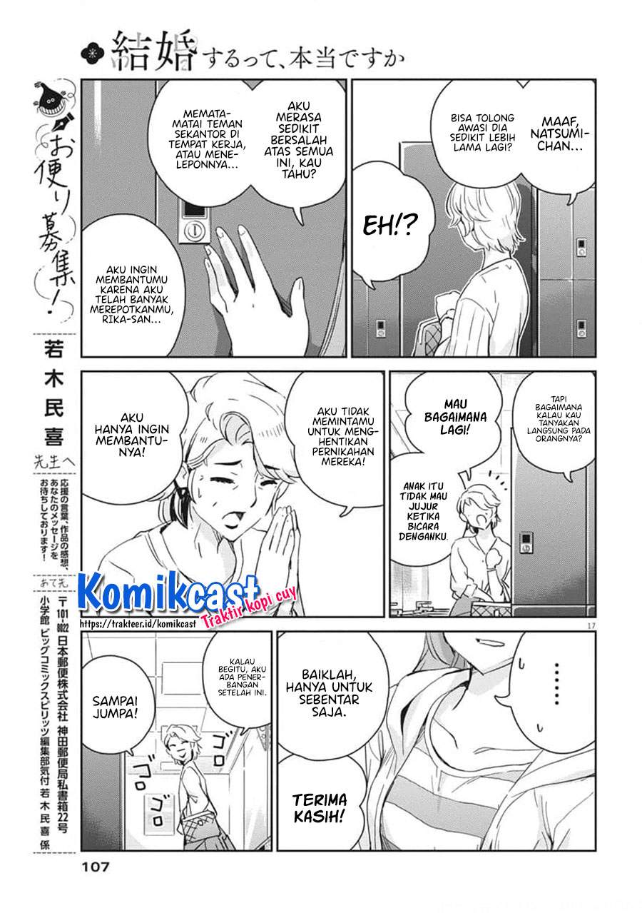 Kekkon Surutte, Hontou Desu Ka? Chapter 54 Gambar 19