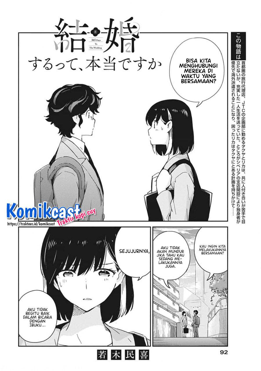 Kekkon Surutte, Hontou Desu Ka? Chapter 54 Gambar 4