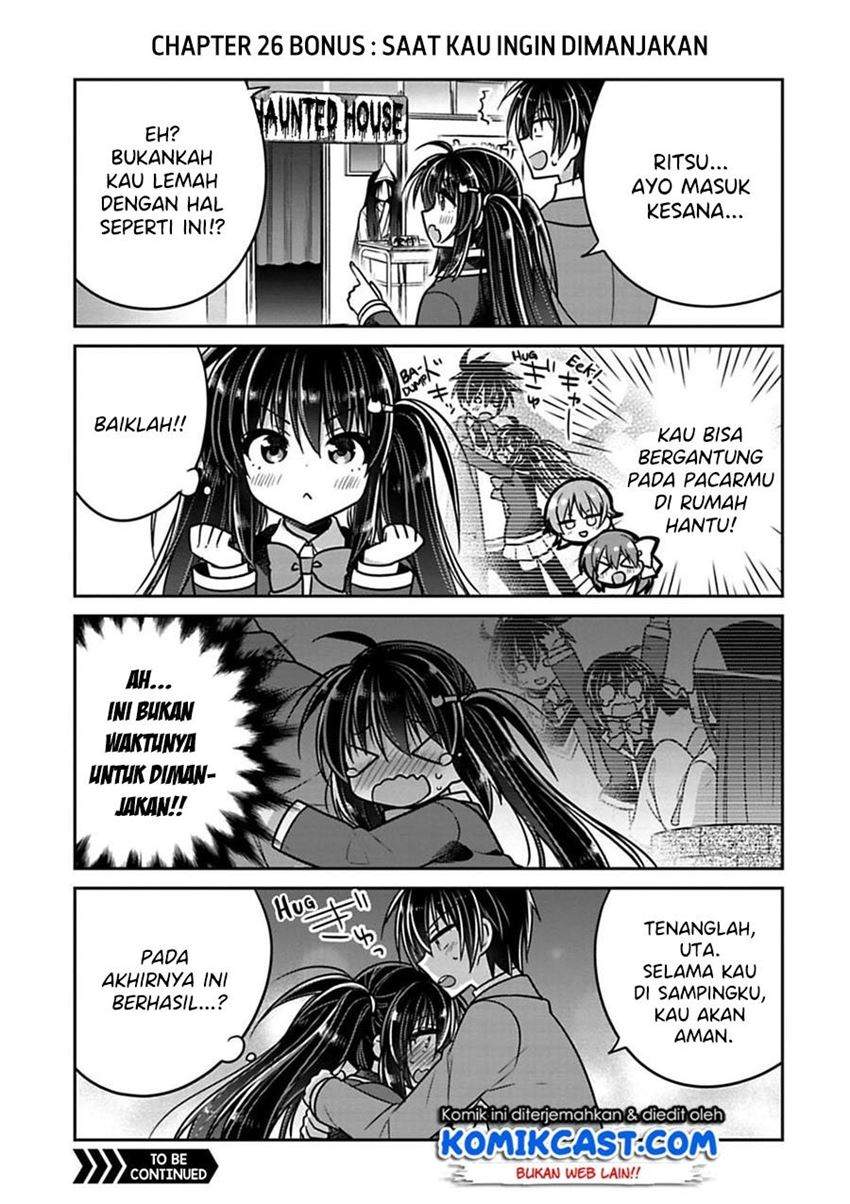 Baca Komik Siscon Ani to Brocon Imouto ga Shoujiki ni Nattara Chapter 26.1 Gambar 1