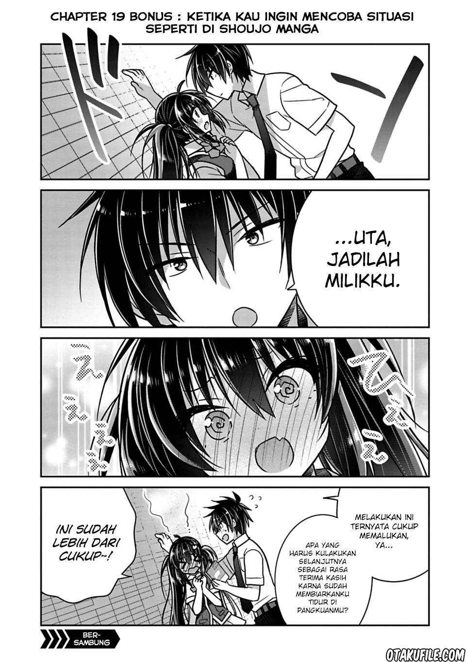 Baca Komik Siscon Ani to Brocon Imouto ga Shoujiki ni Nattara Chapter 19.1 Gambar 1