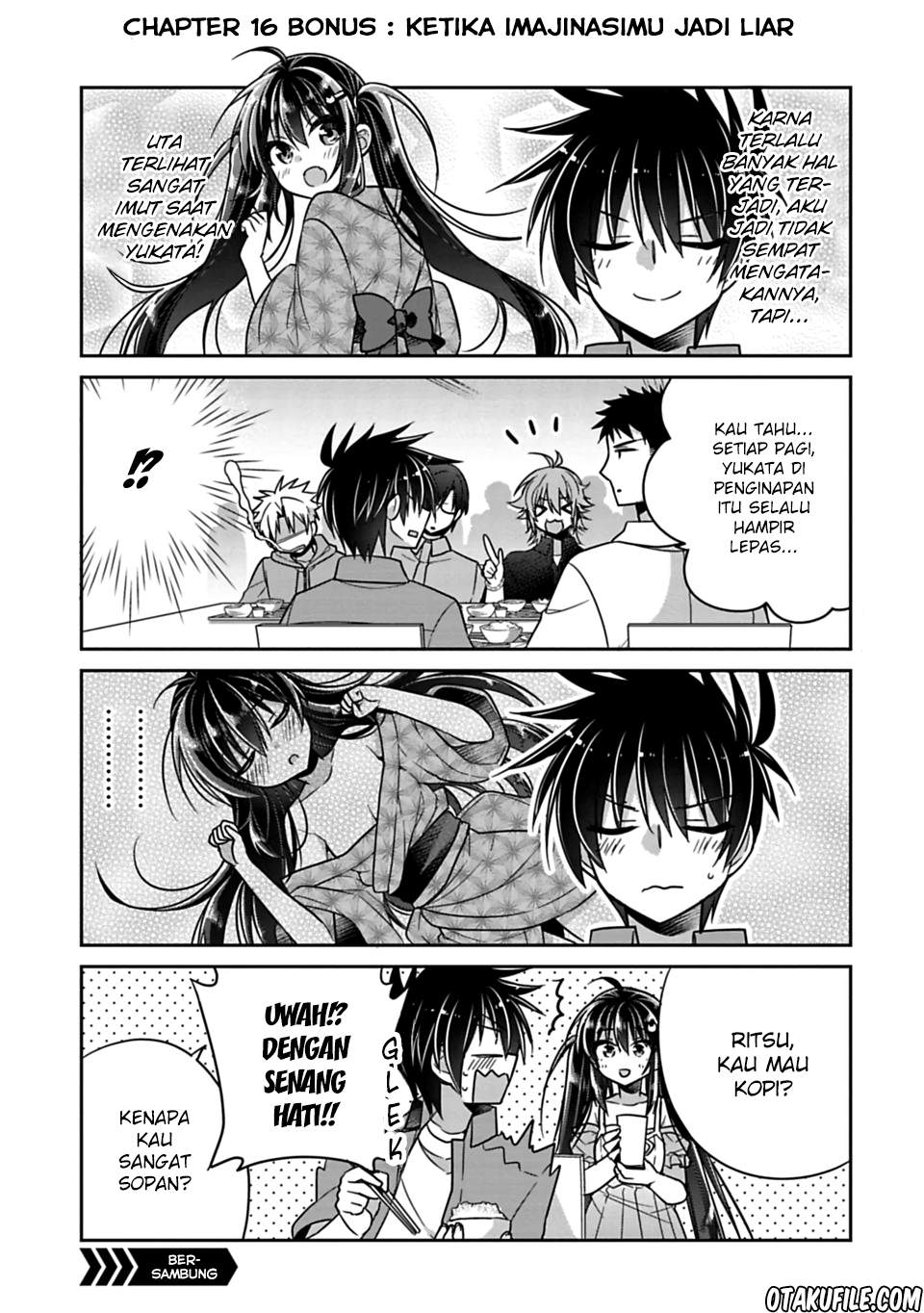 Baca Komik Siscon Ani to Brocon Imouto ga Shoujiki ni Nattara Chapter 17.1 Gambar 1