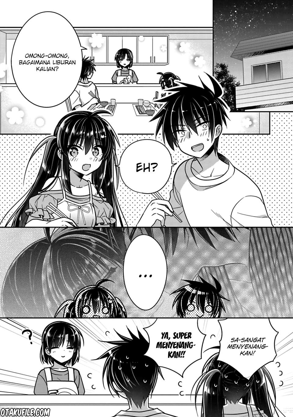 Baca Komik Siscon Ani to Brocon Imouto ga Shoujiki ni Nattara Chapter 17 Gambar 1