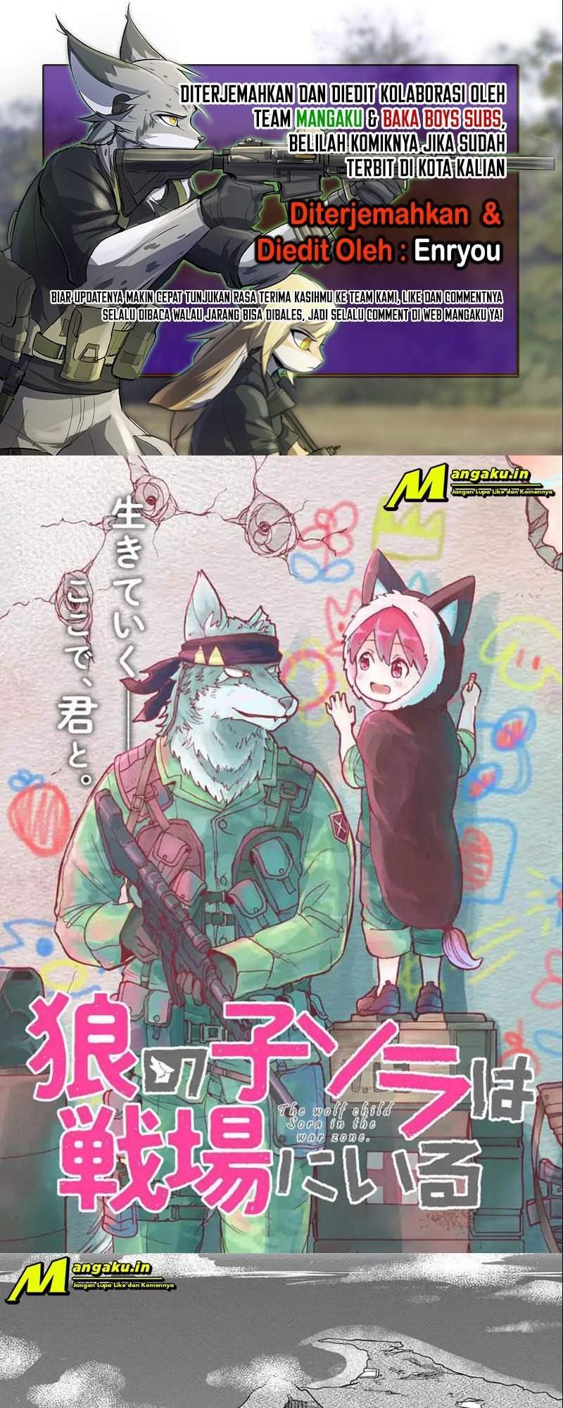 Baca Komik The Wolf Child Sora in the War Zone Chapter 1 Gambar 1