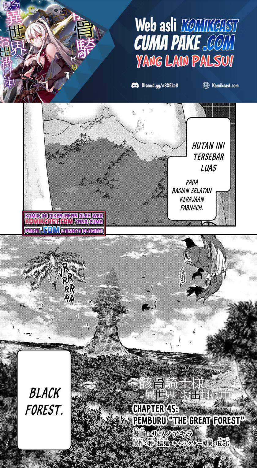 Baca Manga Gaikotsu Kishi-sama, Tadaima Isekai e Odekake-chuu Chapter 45 Gambar 2