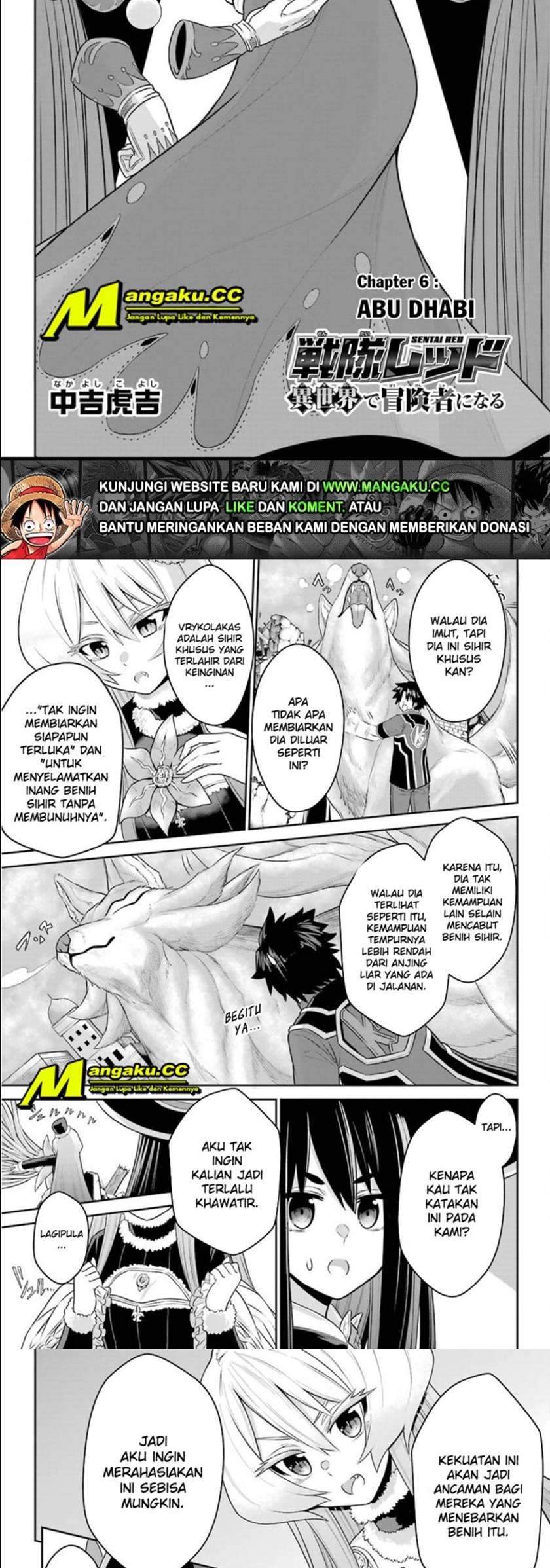 Baca Manga The Red Ranger Becomes an Adventurer in Another World Chapter 6 Gambar 2