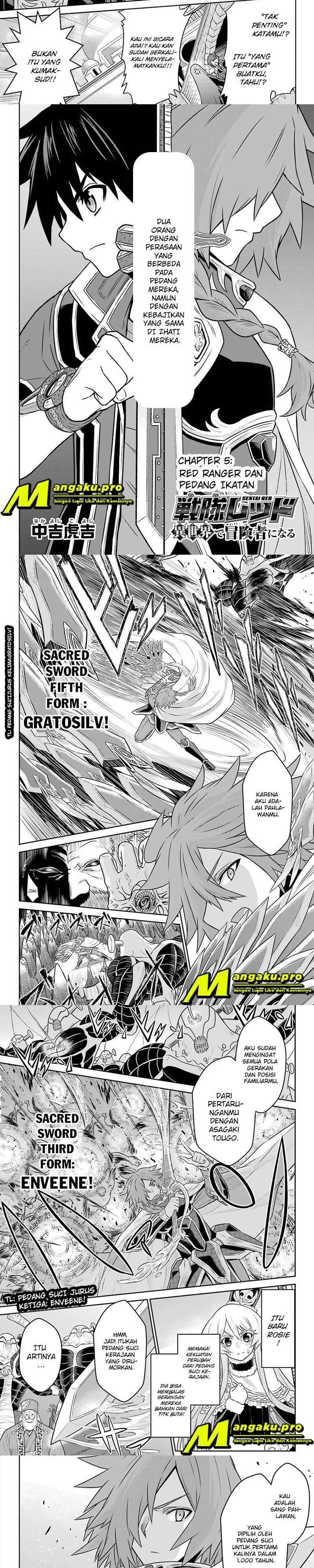 Baca Manga The Red Ranger Becomes an Adventurer in Another World Chapter 5.1 Gambar 2