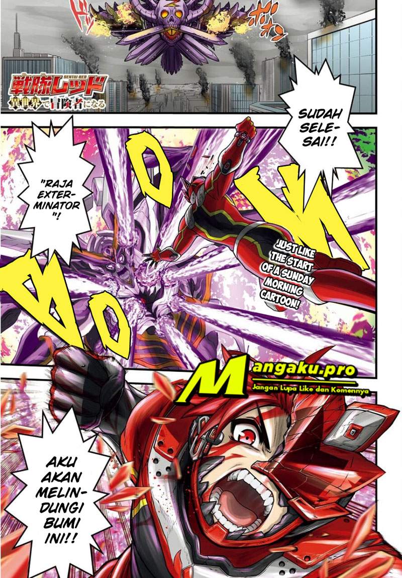 Baca Manga The Red Ranger Becomes an Adventurer in Another World Chapter 1.1 Gambar 2