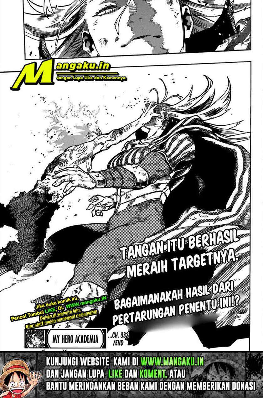 Boku no Hero Academia Chapter 332 Gambar 17