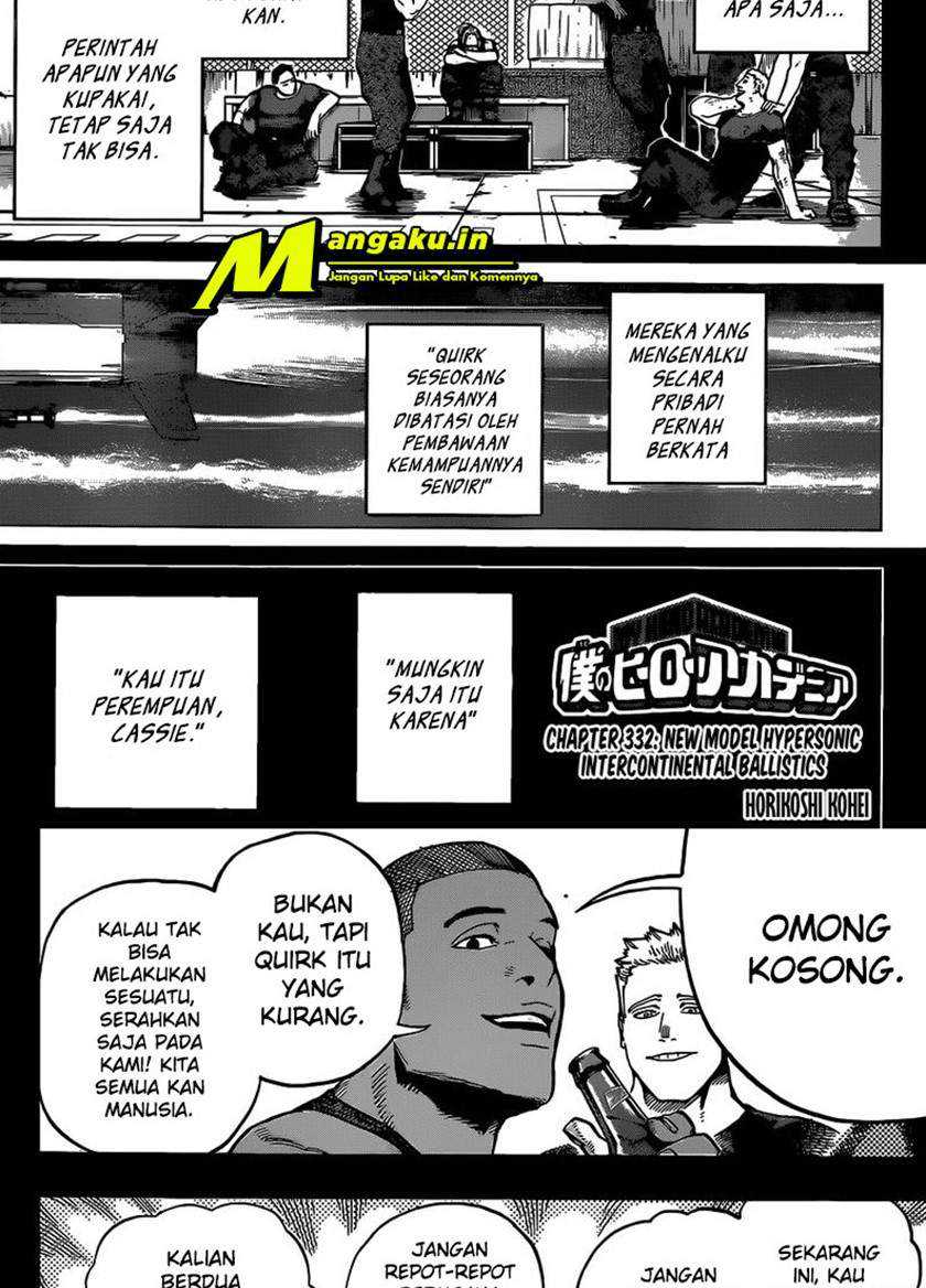 Baca Manga Boku no Hero Academia Chapter 332 Gambar 2