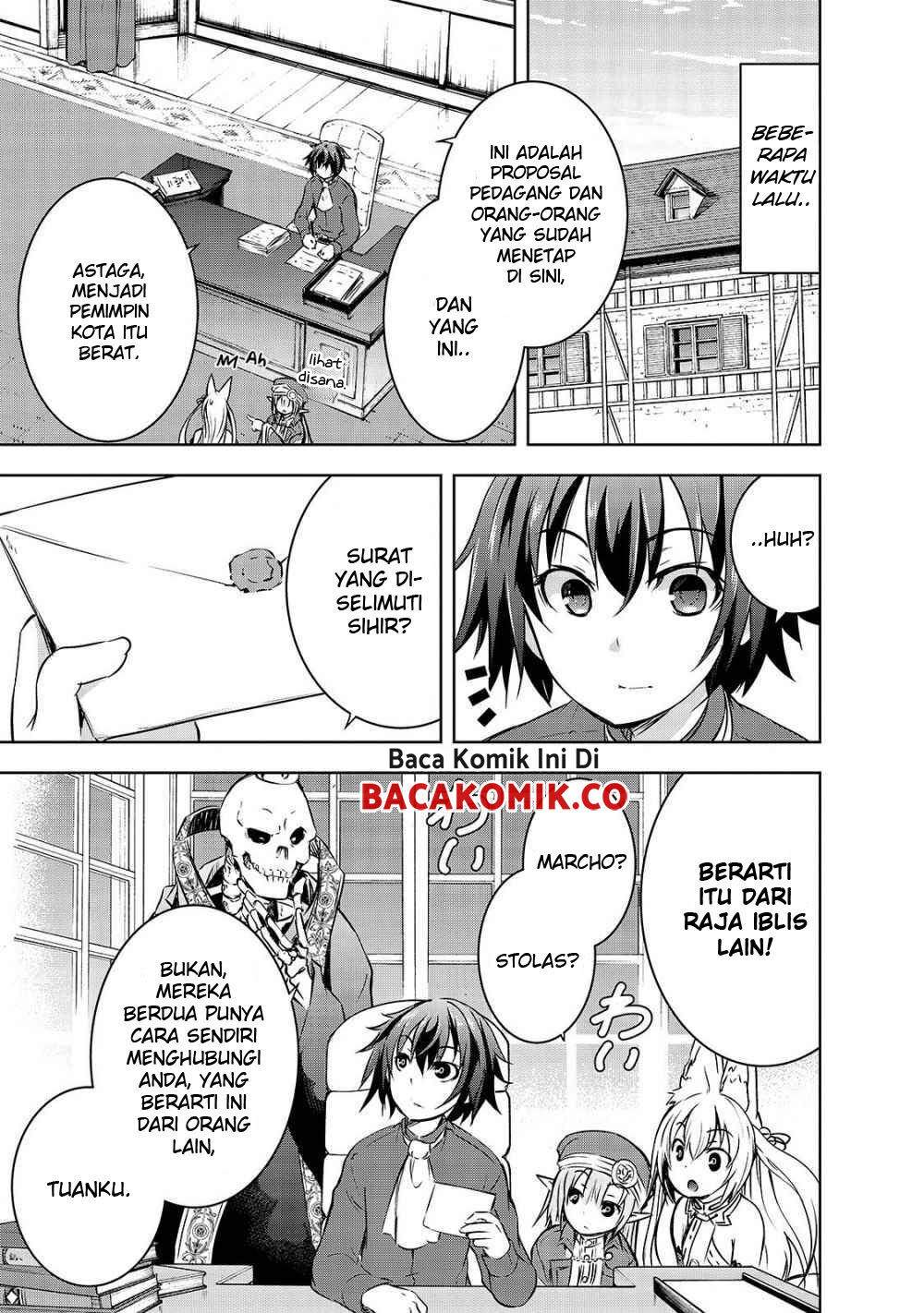 Baca Manga Maou-sama no Machizukuri! ~Saikyou no Danjon wa Kindai Toshi~ Chapter 17 Gambar 2