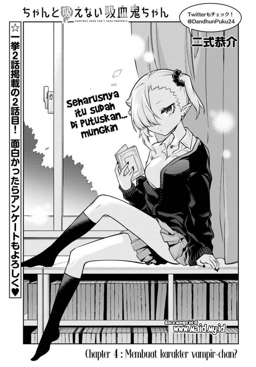 Chanto Suenai Kyuuketsuki-chan Chapter 4 Gambar 3