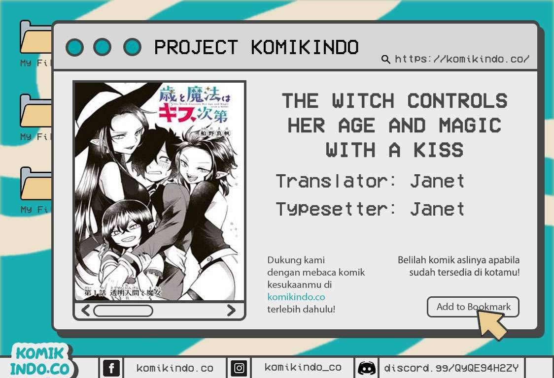 Baca Komik The Witch Controls Her Age and Magic With a Kiss Chapter 1 Gambar 1