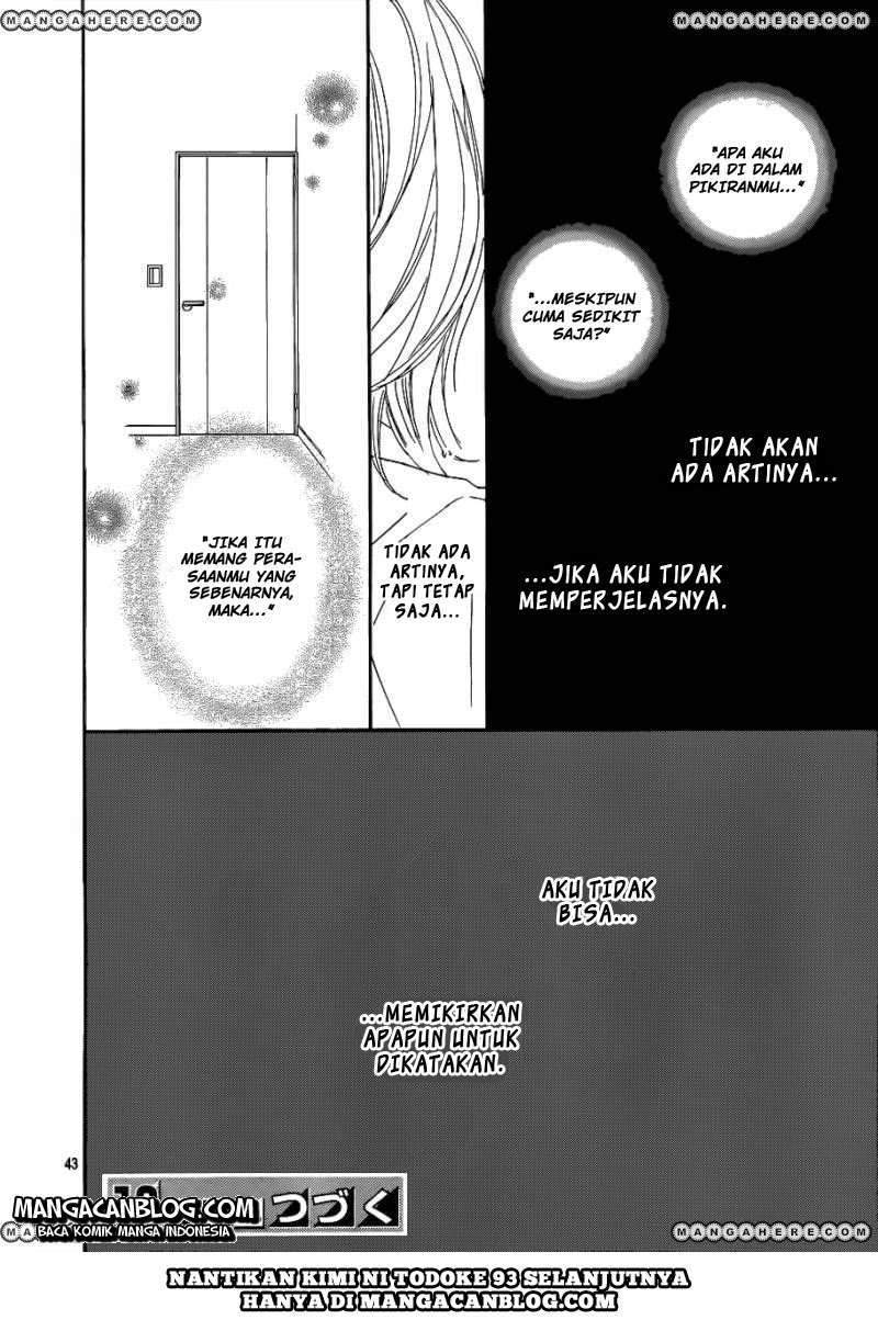 Kimi ni Todoke Chapter 92 Gambar 44