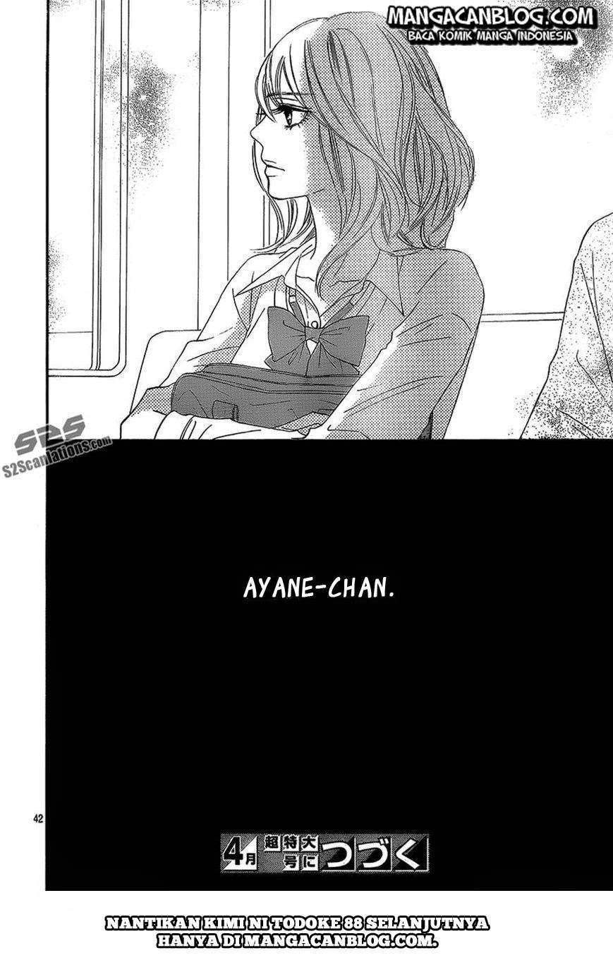 Kimi ni Todoke Chapter 87 Gambar 42