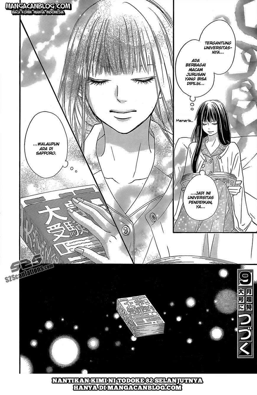 Kimi ni Todoke Chapter 81 Gambar 42