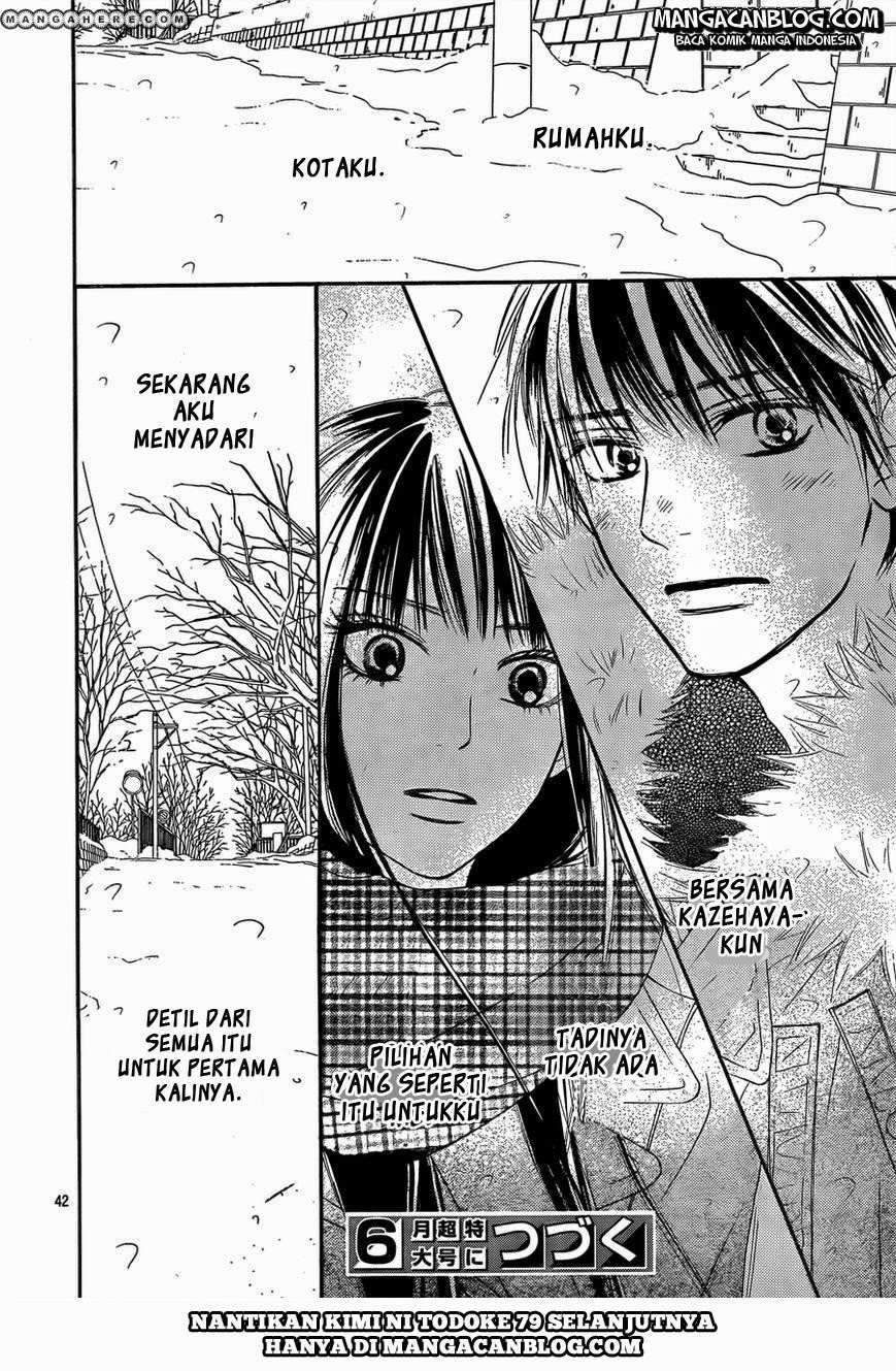 Kimi ni Todoke Chapter 78 Gambar 41