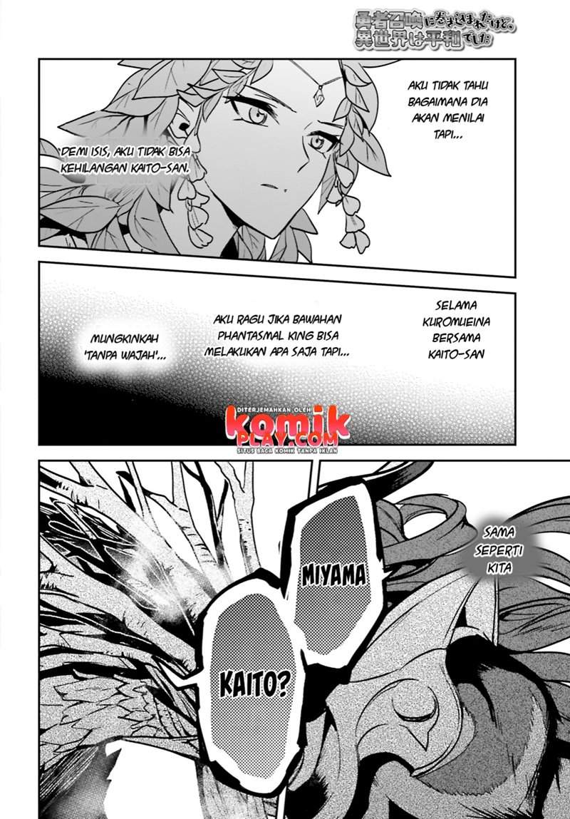 Yuusha Shoukan ni Makikomareta kedo, Isekai wa Heiwa deshita Chapter 25 Gambar 21