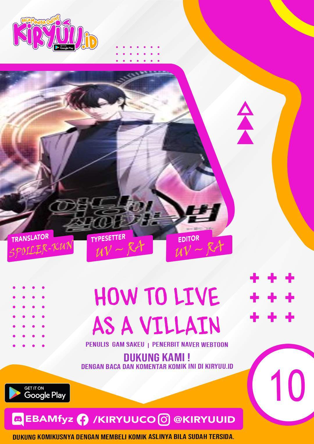 Baca Komik How to Live as a Villain Chapter 10 Gambar 1