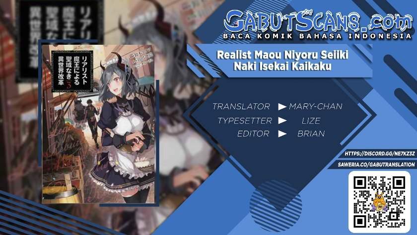 Baca Komik Realist Maou Niyoru Seiiki Naki Isekai Kaikaku Chapter 30 Gambar 1