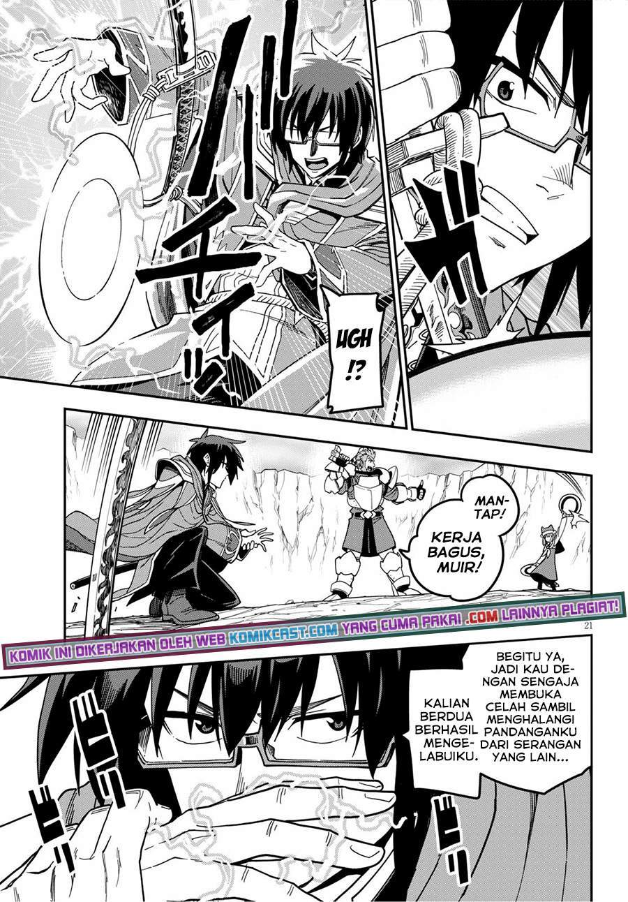 Konjiki no Moji Tsukai: Yuusha Yonin ni Makikomareta Unique Cheat Chapter 81 Gambar 23