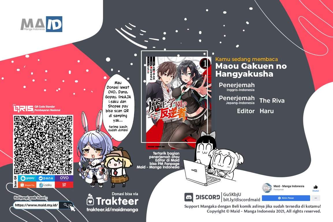 Baca Komik Maou Gakuen no Hangyakusha Chapter 9 Gambar 1