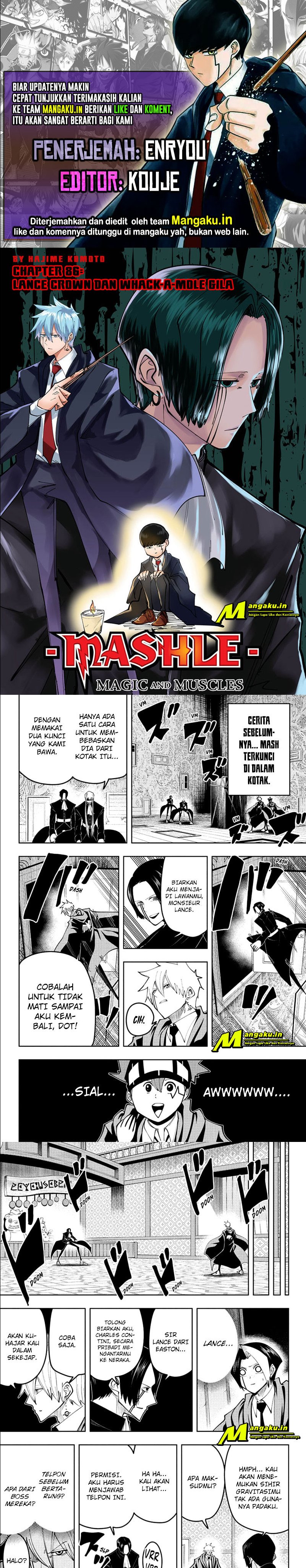 Baca Komik Mashle: Magic and Muscles Chapter 86 Gambar 1