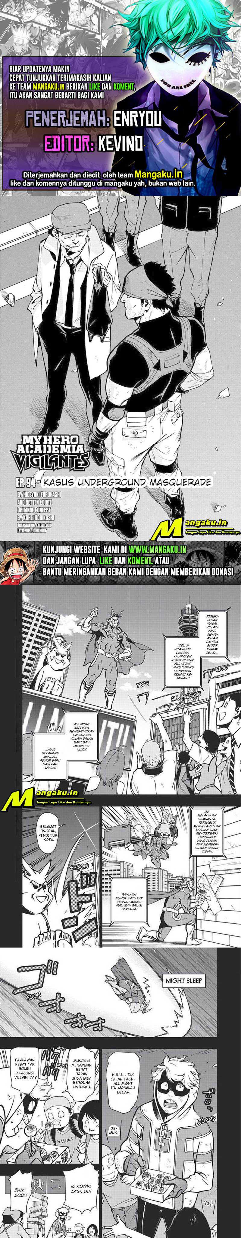 Baca Komik Vigilante: Boku no Hero Academia Illegal Chapter 94 Gambar 1