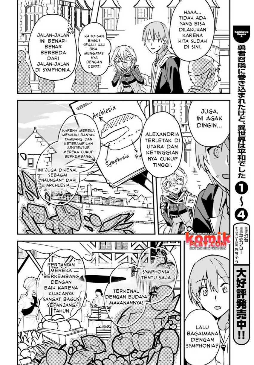 Yuusha Shoukan ni Makikomareta kedo, Isekai wa Heiwa deshita Chapter 28 Gambar 18