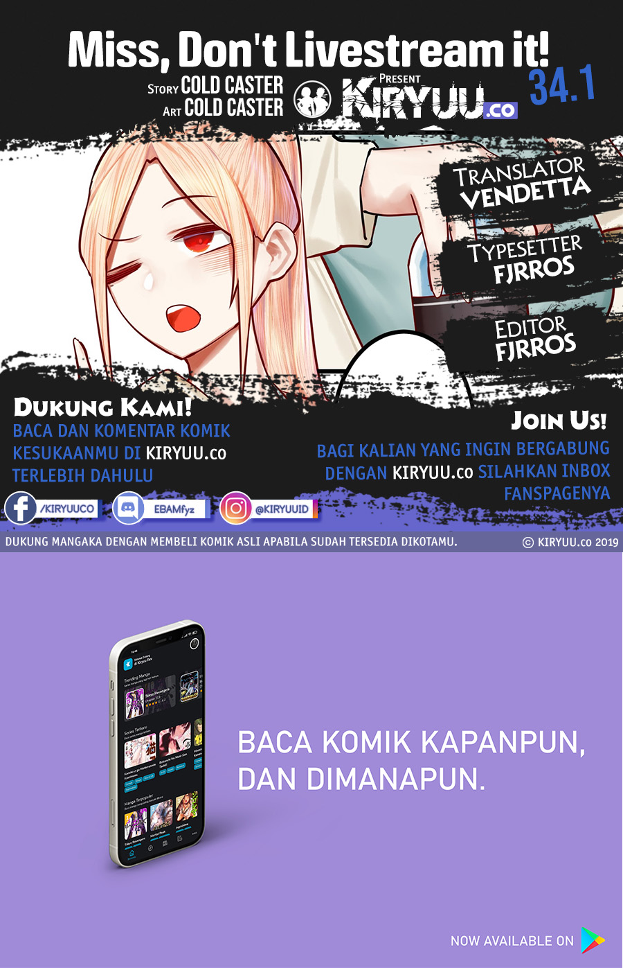 Baca Manhua Miss, don’t livestream it! Chapter 34.1 Gambar 2