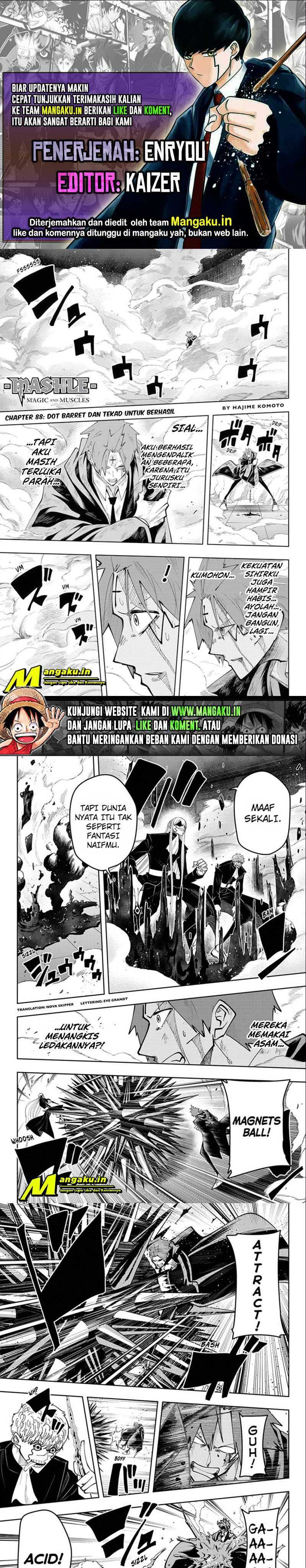 Baca Komik Mashle: Magic and Muscles Chapter 88 Gambar 1