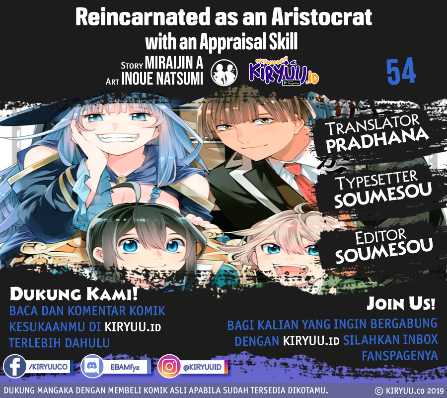 Baca Komik Reincarnated as an Aristocrat with an Appraisal Skill Chapter 54 Gambar 1