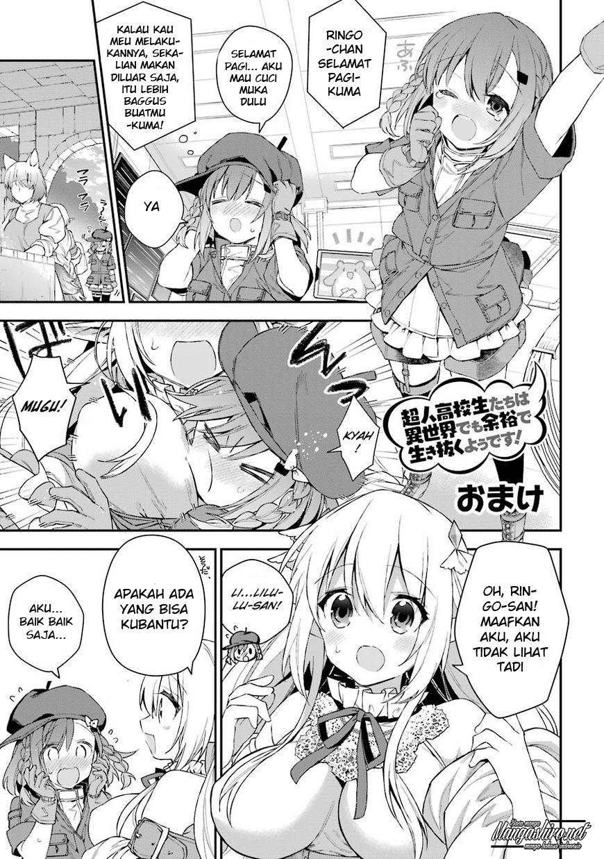 Baca Manga Choujin Koukousei-tachi wa Isekai demo Yoyuu de Ikinuku you desu! Chapter 31.1 Gambar 2