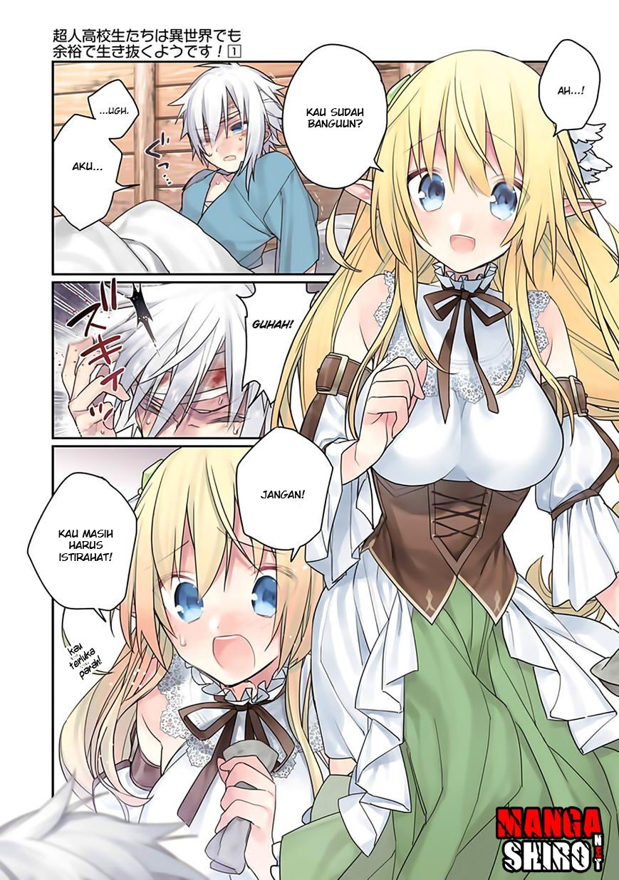 Baca Manga Choujin Koukousei-tachi wa Isekai demo Yoyuu de Ikinuku you desu! Chapter 2 Gambar 2