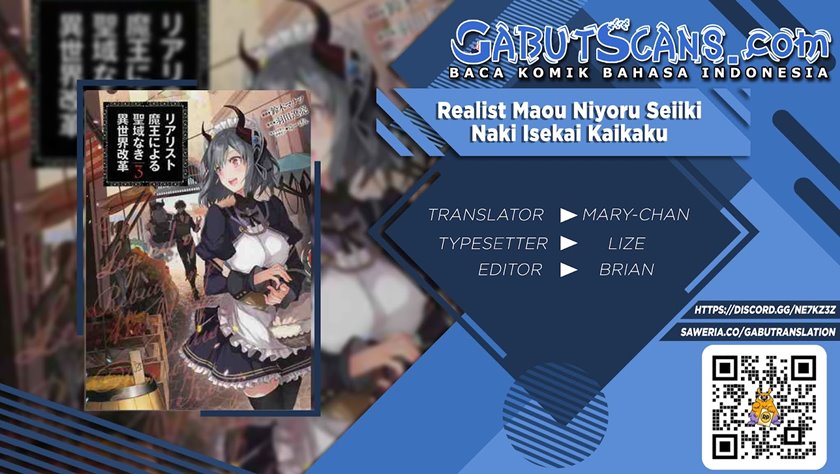 Baca Komik Realist Maou Niyoru Seiiki Naki Isekai Kaikaku Chapter 31 Gambar 1