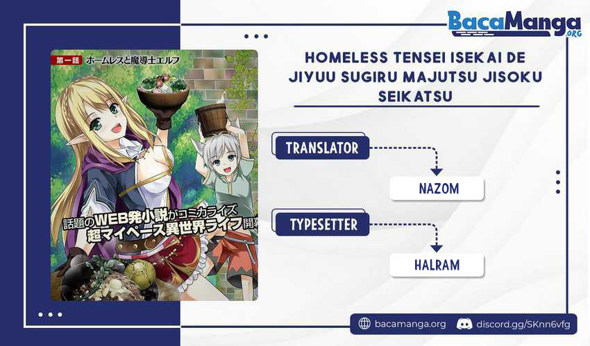 Baca Komik Homeless Tensei: Isekai De Jiyuu Sugiru Majutsu Jisoku Seikatsu Chapter 11.2 Gambar 1