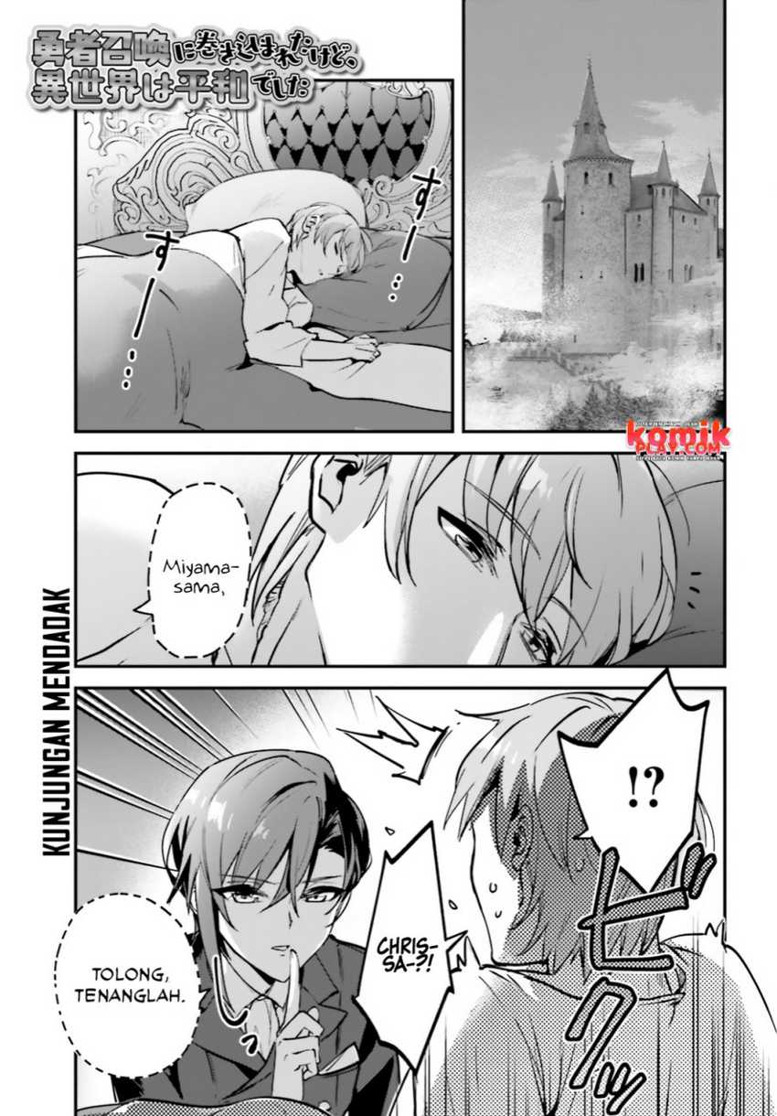 Yuusha Shoukan ni Makikomareta kedo, Isekai wa Heiwa deshita Chapter 32 Gambar 3