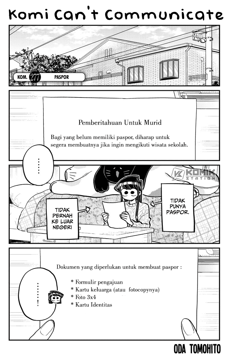 Baca Manga Komi-san wa Komyushou Desu Chapter 277 Gambar 2