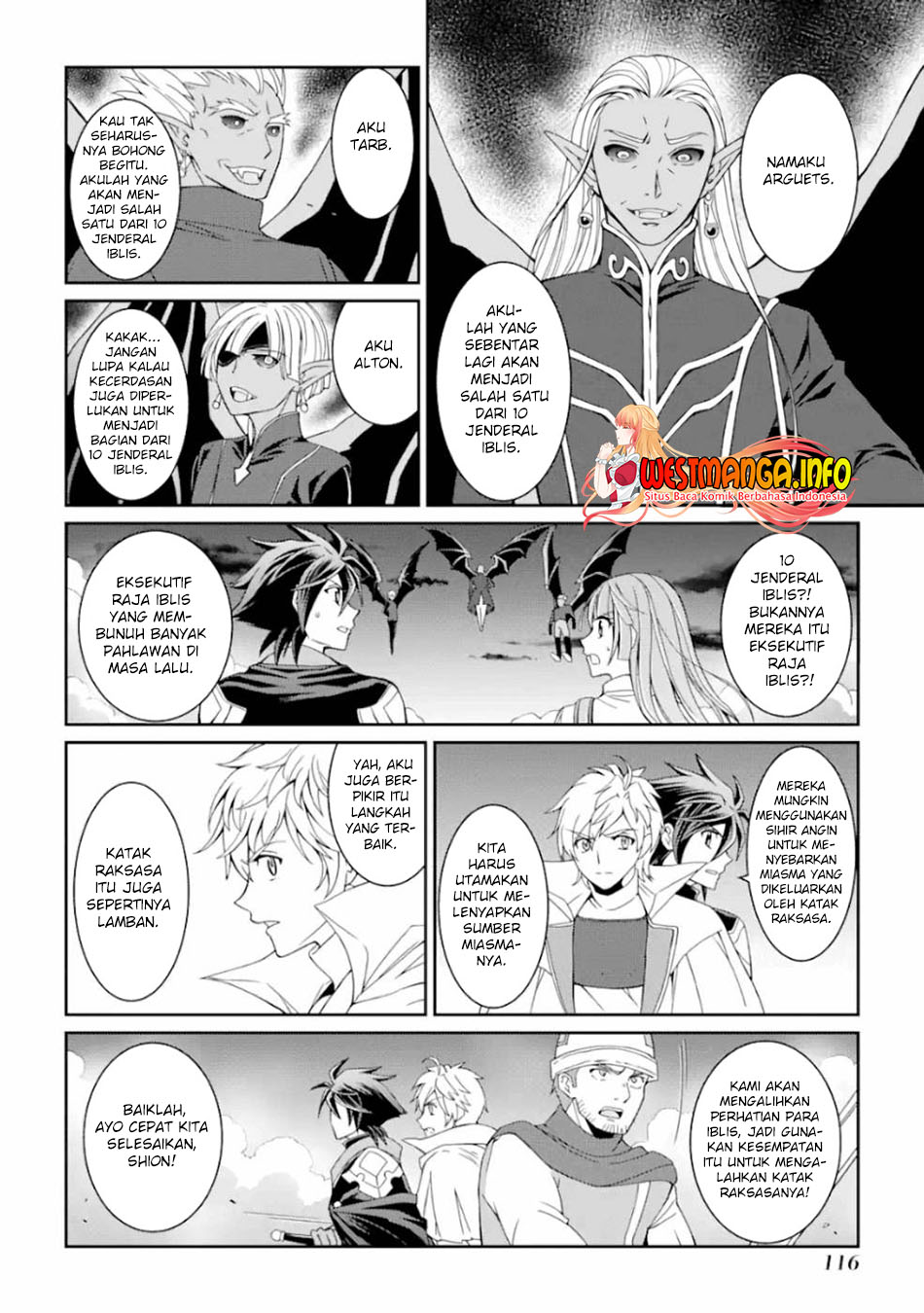 Shikkoku tsukai no saikyo yusha nakama zen’in ni uragira retanode saikyo no mamono Chapter 11. Gambar 10