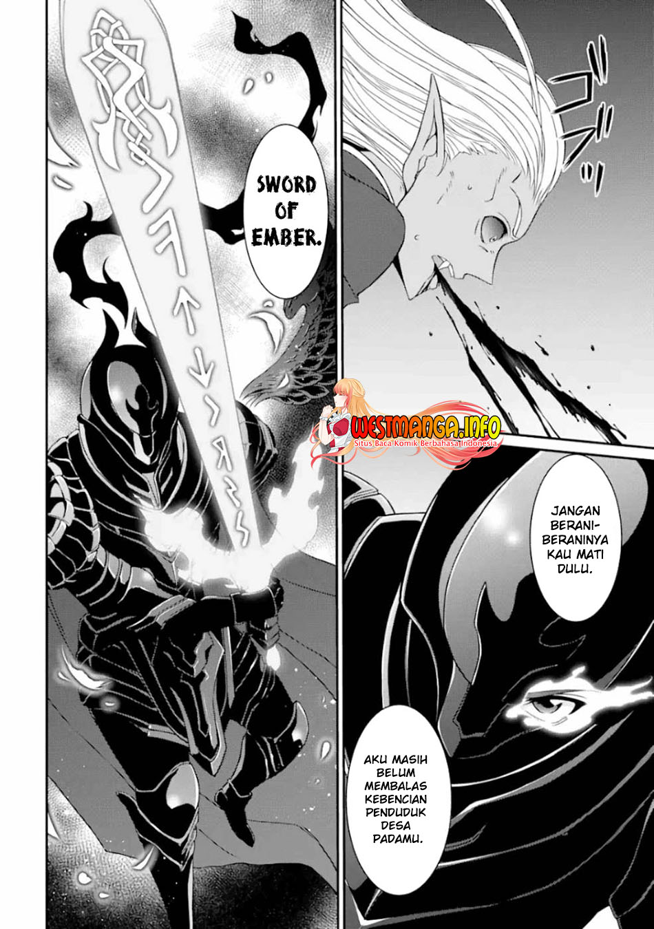 Shikkoku tsukai no saikyo yusha nakama zen’in ni uragira retanode saikyo no mamono Chapter 12. Gambar 26