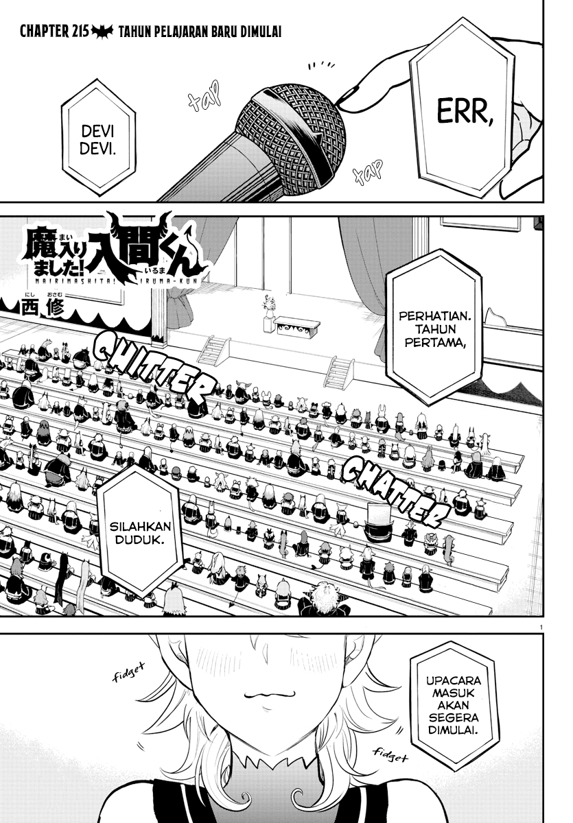 Baca Komik Mairimashita! Iruma-kun Chapter 215 Gambar 1