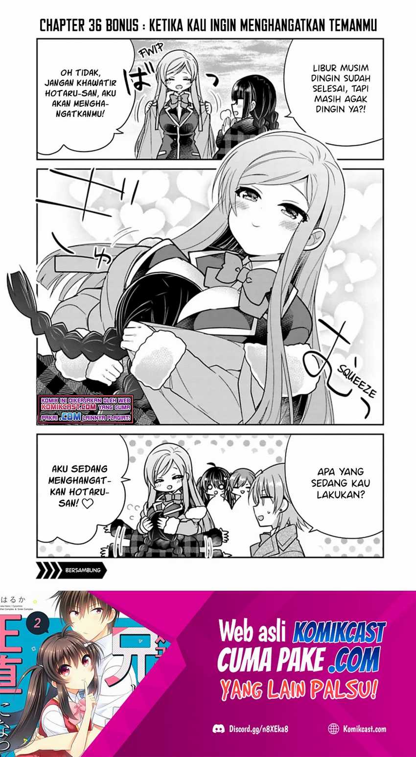 Baca Manga Siscon Ani to Brocon Imouto ga Shoujiki ni Nattara Chapter 36.1 Gambar 2